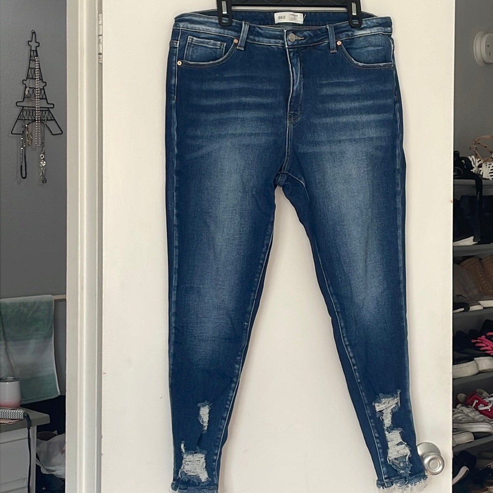 BKE Parker Skinny Ripped Jeans